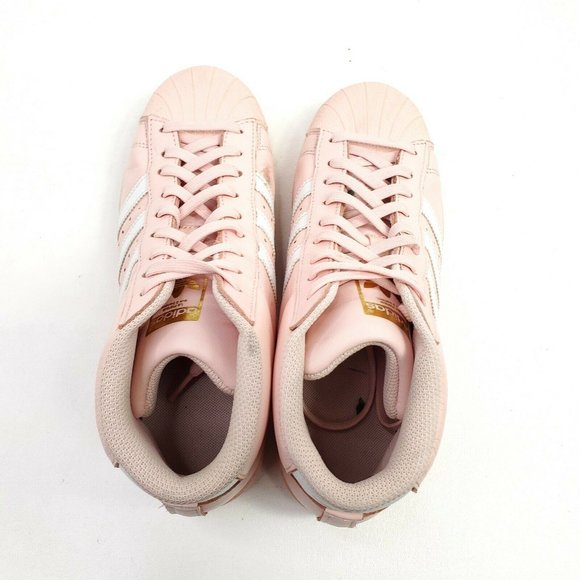 Adidas Pro Model Youth Shoes Size 7 Pink Gold Sneaker Womens Size 9 EU 40 CQ0621 - Picture 8 of 10